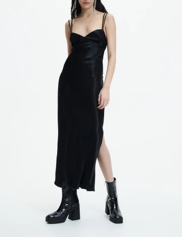 Rochie medie Reserved, negru, M