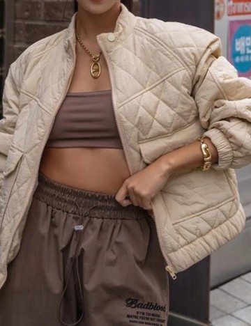 Geaca SHEIN, crem, S