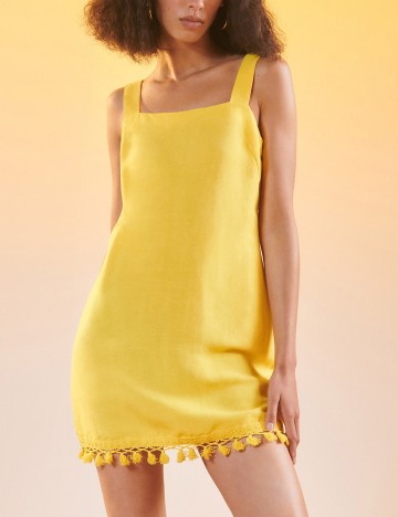 Rochie scurta Reserved, galben, M