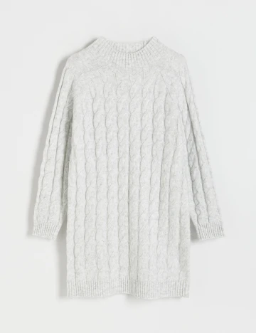 Rochie scurta Reserved, gri, L