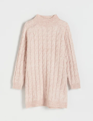 Rochie scurta Reserved, nude, S