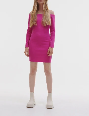Rochie scurta Reserved, roz
