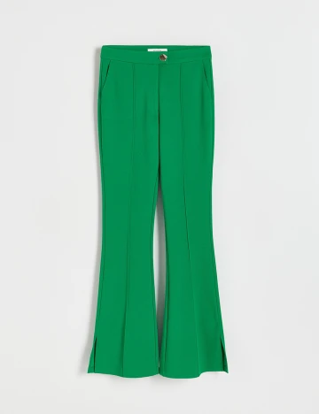 Pantaloni Reserved, verde, S