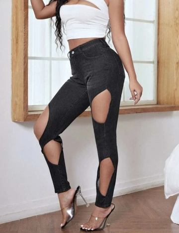 Blugi SHEIN, negru, W27/L32