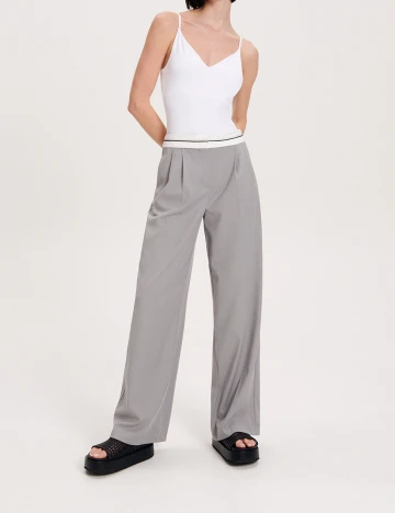 Pantaloni Reserved, gri, L