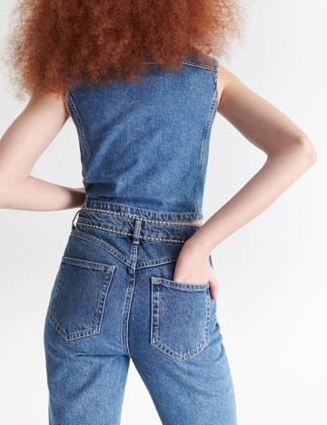 Blugi Reserved, bleumarin, 34