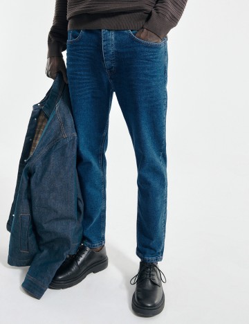 Blugi Reserved, bleumarin, 34