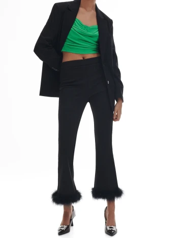 Pantaloni Reserved, negru, M Negru