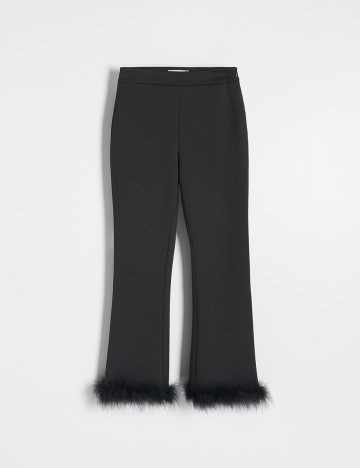 Pantaloni Reserved, negru, M
