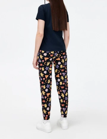 Pantaloni de pijama CROPP, negru, S
