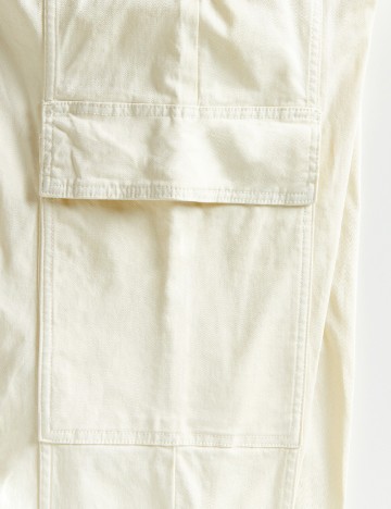 Pantaloni Reserved, crem