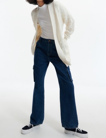 Cardigan Reserved, ecru, L