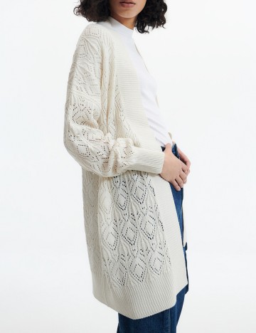 Cardigan Reserved, ecru, L