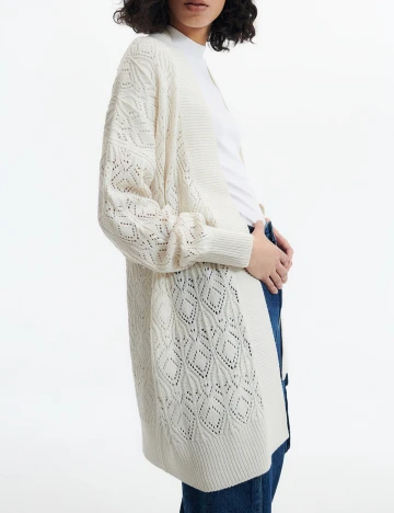 Cardigan Reserved, ecru, L