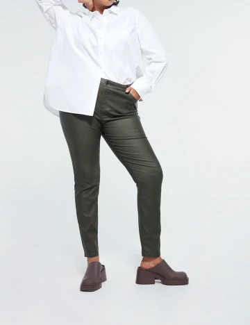 Pantaloni Reserved Plus Size, verde Verde