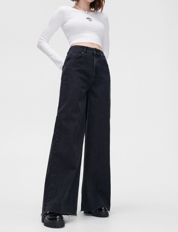 Blugi CROPP, negru, 38