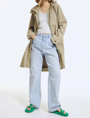 Trench Reserved, bej, 34 Crem