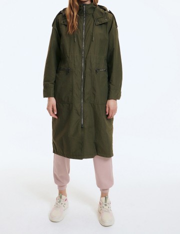 Trench Reserved, kaki, S