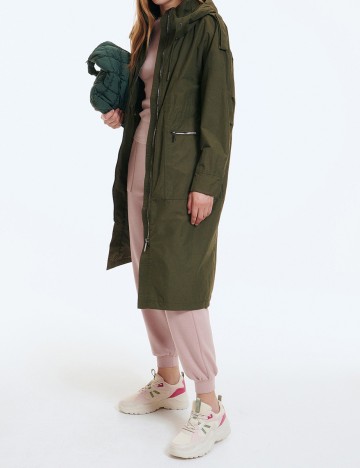 Trench Reserved, kaki, S