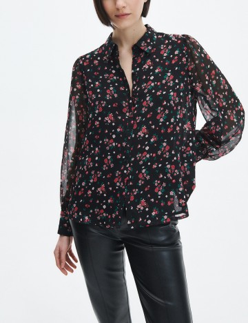 Camasa Reserved, negru, 36