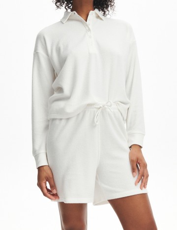 Compleu Reserved, alb, XL