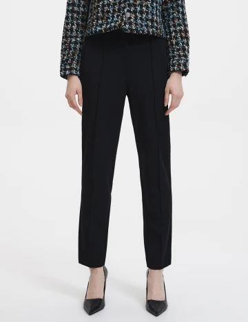 Pantaloni Reserved, negru, S