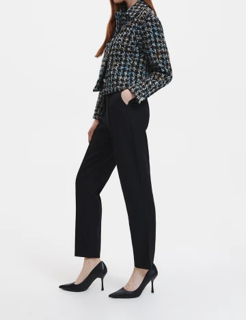 Pantaloni Reserved, negru, S