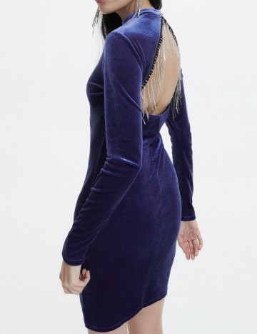 Rochie Scurta Reserved, albastru, S