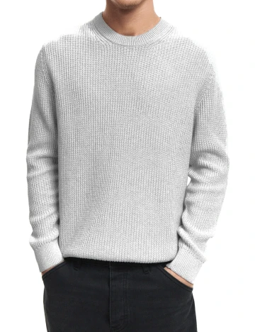 Pulover Reserved, gri, L