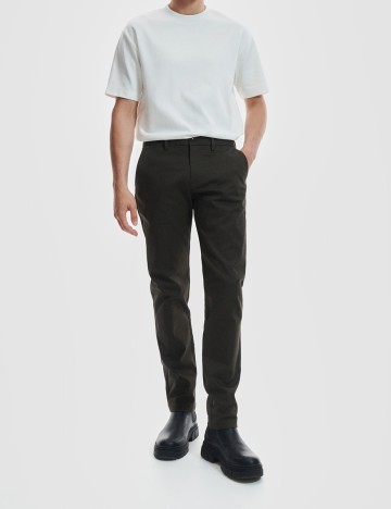 Pantaloni Reserved, kaki
