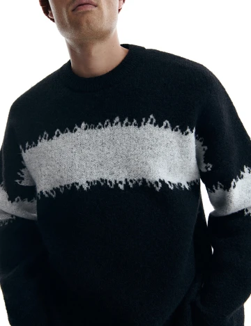 Pulover Reserved, negru, S Negru