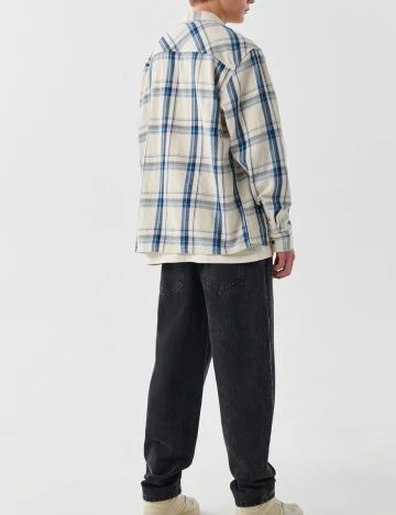 Jacheta CROPP, alb/albastru, XL