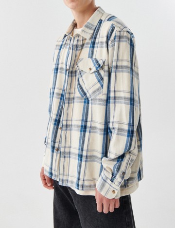 Jacheta CROPP, alb/albastru, XL