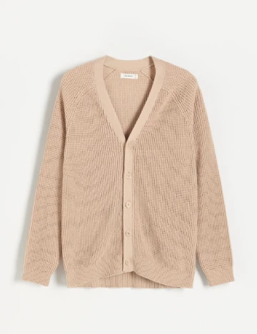 Cardigan Reserved, crem Crem