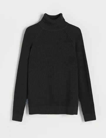 Bluza Reserved, negru, L Negru