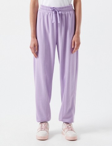 Pantaloni CROPP, mov, XL