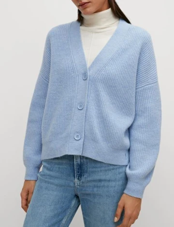 Cardigan Comma, albastru, 38 Albastru