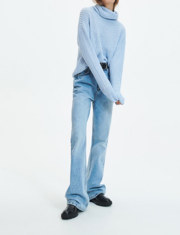 Pulover Reserved, bleu