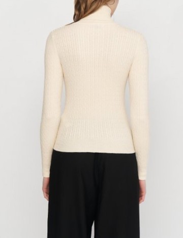 Bluza Stradivarius, crem, M