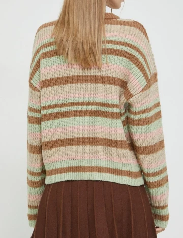 Pulover Pieces, mix culori, XL