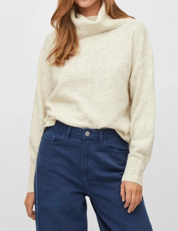 Pulover Vila, ecru, L