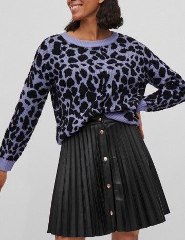 Pulover Vila, mov, XXL