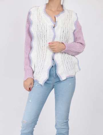 Cardigan SHEIN, mov, S