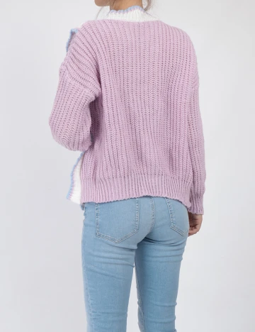 Cardigan SHEIN, mov, S