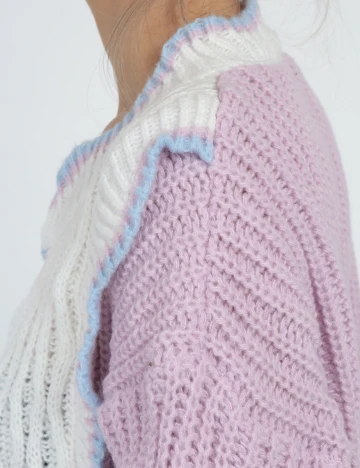 Cardigan SHEIN, mov, S