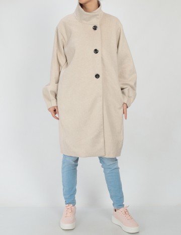 Palton Only, crem, M