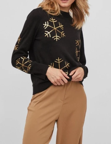 Bluza Vila, negru, S