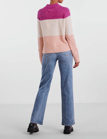 Pulover Pieces, mix culori, XS