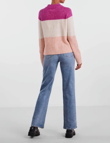 Pulover Pieces, mix culori, XS