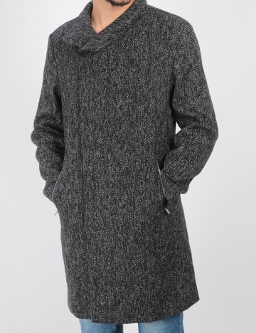 Palton Reserved, negru, L